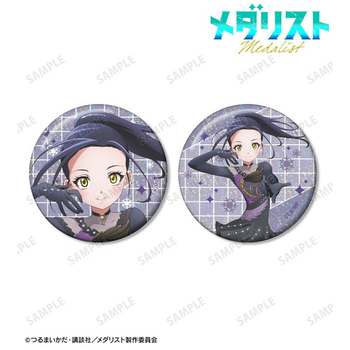 『メダリスト』狼嵜 光 ホログラム缶バッジ2個セット