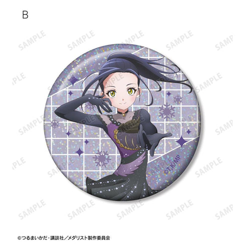 『メダリスト』狼嵜 光 ホログラム缶バッジ2個セット