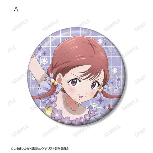 『メダリスト』鹿本すず ホログラム缶バッジ2個セット