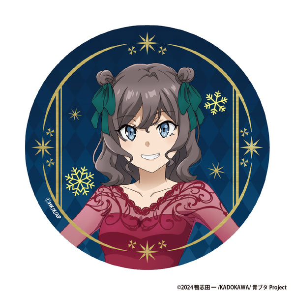 『青春ブタ野郎はサンタクロースの夢を見ない』箔押しBIG缶バッジ【姫路紗良】