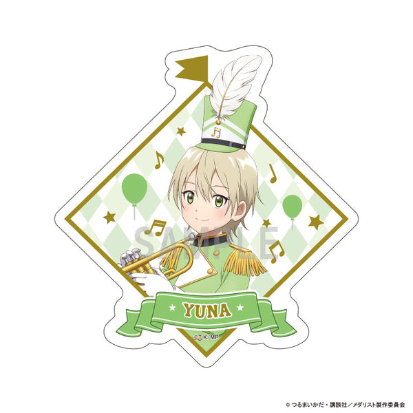 『メダリスト』ダイカットステッカー 八木夕凪 マーチングバンドver