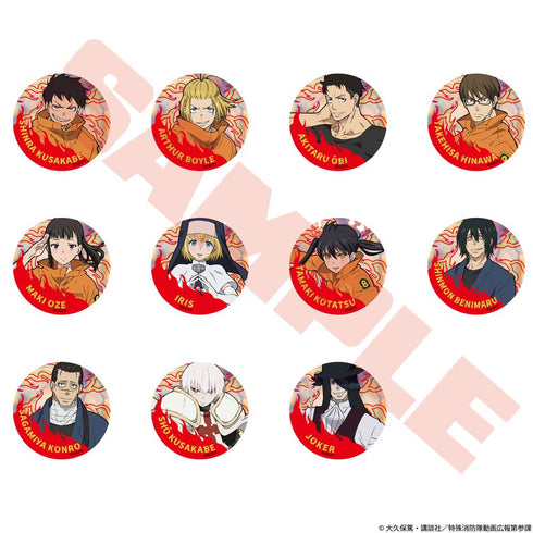 『炎炎ノ消防隊 参ノ章』オーロラトレーディング缶バッジ【BOX】