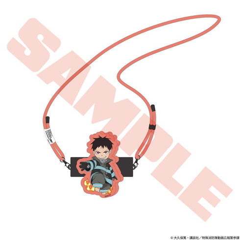 『炎炎ノ消防隊 参ノ章』ちびキャラスマホクリップ&ショルダーストラップ 森羅日下部
