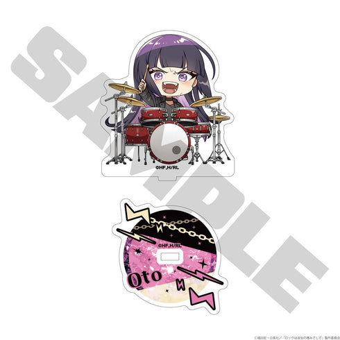 『ロックは淑女の嗜みでして』ミニキャラアクリルスタンド 黒鉄音羽