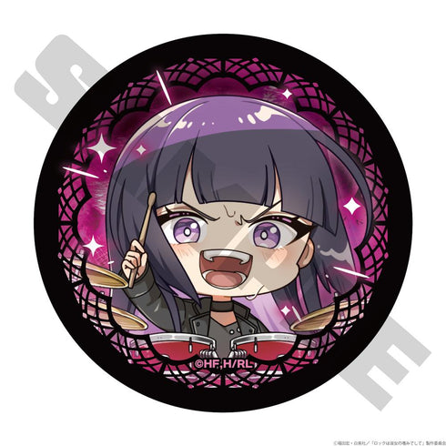 『ロックは淑女の嗜みでして』トレーディング缶バッジ【BOX】