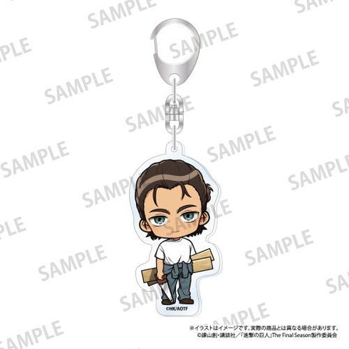 『進撃の巨人』アクリルキーホルダー エレン・イェーガー(ミニキャラ)(DIY)