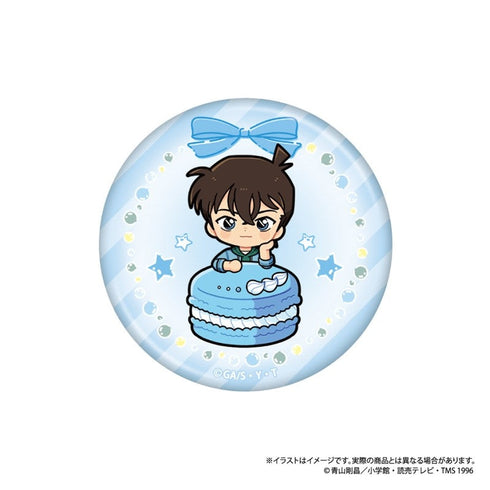 『名探偵コナン』丸型缶バッジ 工藤新一SD マカロンコレクションvol.1