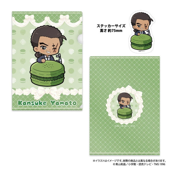 『名探偵コナン』クリアファイル・ステッカーセット 大和敢助SD マカロンコレクションvol.1