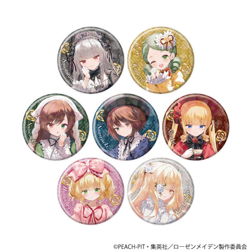 『ローゼンメイデン Art by ようか』ホログラム缶バッジ(57mm)01/コンプリートセット(全7種)(描き起こしイラスト)