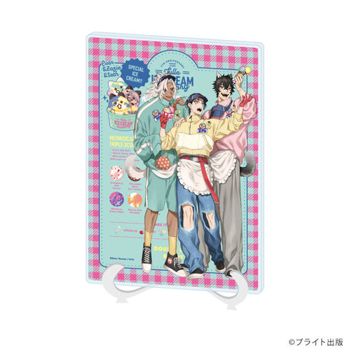 『Tulle Ice Cream Factory -7th Anniversary-』アクリルアートボード(A5サイズ)07/柳瀬せの先生(描き下ろしイラスト)