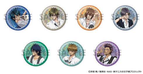 『新テニスの王子様』トレーディングホログラム缶バッジ -王子様達のリラックスタイム- BOX.A