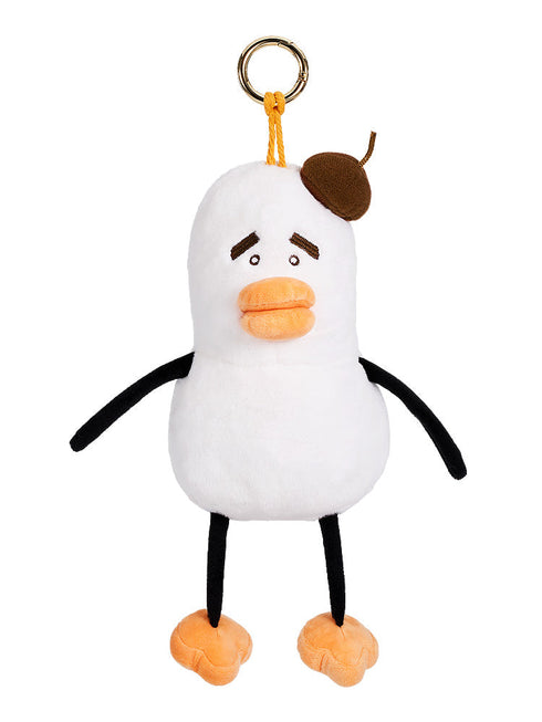 『aya&friends』摸魚事務所 あひるくん ぬいぐるみエコバッグ