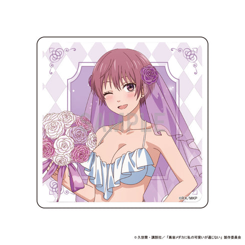 『黒岩メダカに私の可愛いが通じない』アクリルコースター 難波朋 水着ウエディングver