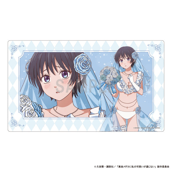 『黒岩メダカに私の可愛いが通じない』ラバーマット 春野つぼみ 水着ウエディングver