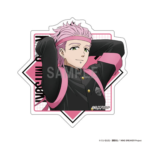 『WIND BREAKER』アクリルマグネット 桐生 三輝 応援団ver