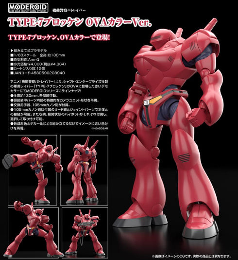 『機動警察パトレイバー』MODEROID TYPE-7ブロッケン OVAカラーVer.
