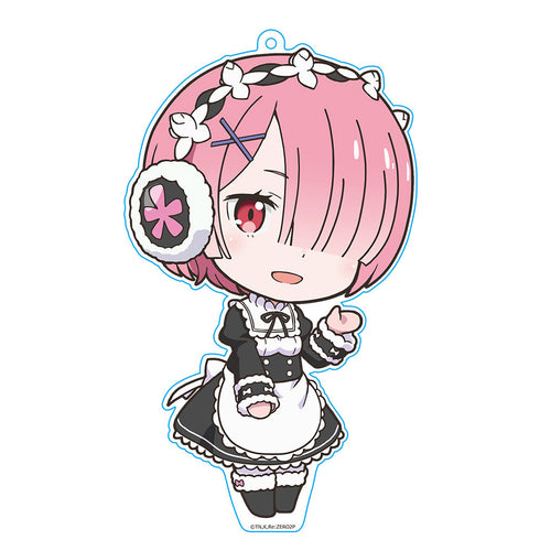 『Re:ゼロから始める異世界生活』でかぷにこれ!キーホルダー(スタンド付) ラム Memory Snow ver.【202601再販】