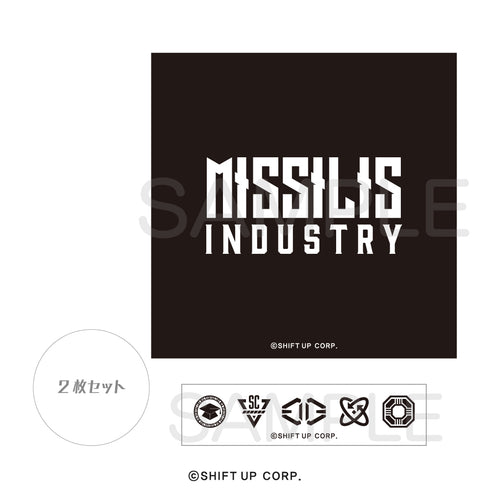 『NIKKE』ロゴステッカー ミシリス・インダストリー