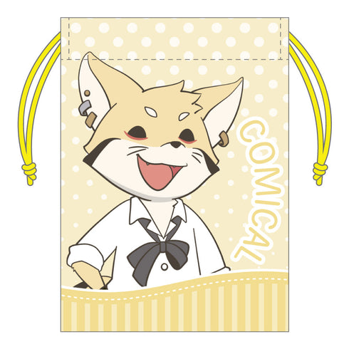 『あらいぐま カルカル団』ミニ巾着 コミカル