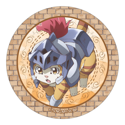 『Sランクモンスターの《ベヒーモス》だけど、猫と間違われてエルフ娘の騎士(ペット)として暮らしてます』トレーディング缶バッジ【BOX】