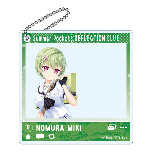 『Summer Pockets REFLECTION BLUE』SNSぽいアクリルキーホルダー 野村美希