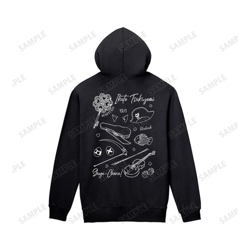 『しゅごキャラ!』月詠幾斗 Ani-Sketch バックプリントジップパーカーレディース【202601再販】