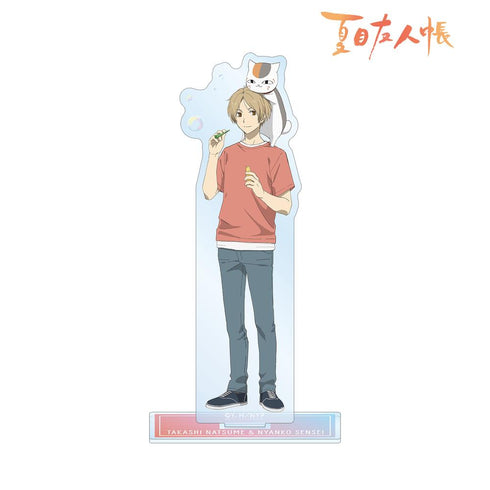 『夏目友人帳』描き下ろしイラスト 夏目貴志&ニャンコ先生 シャボン玉ver. BIGアクリルスタンド【202602再販】