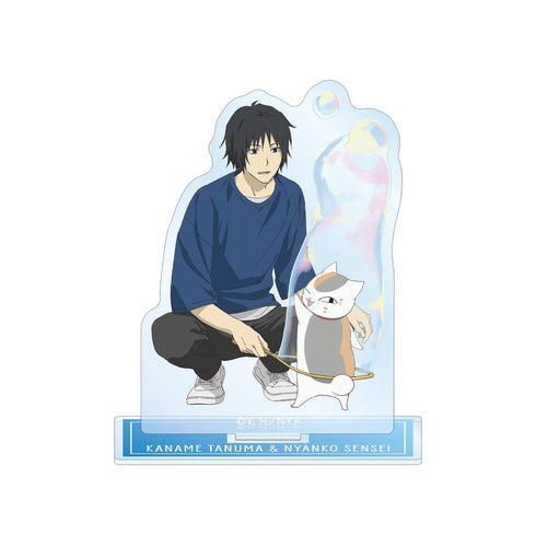 《夏目友人帳》全新繪製插圖 田沼要&喵喵老師 泡泡版 BIG壓克力立牌【202602再販】