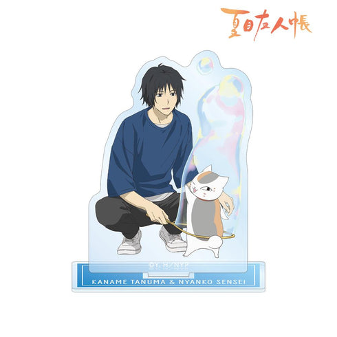 《夏目友人帳》全新繪製插圖 田沼要&喵喵老師 泡泡版 BIG壓克力立牌【202602再販】