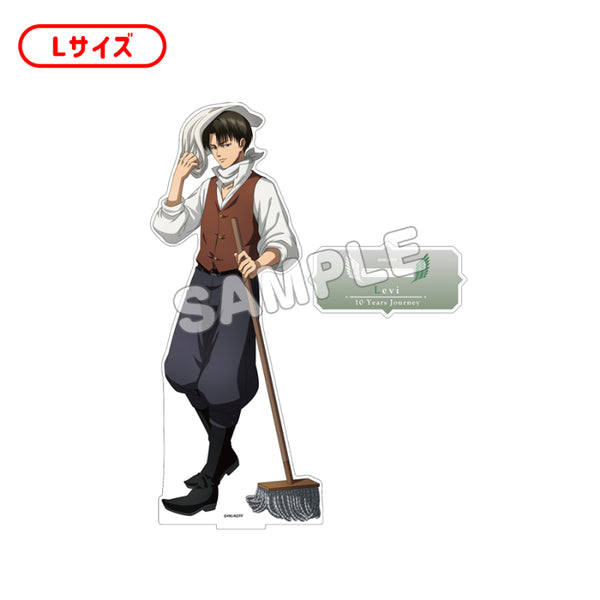 『進撃の巨人』10 Years Journey/描き下ろしアクリルフィギュアL リヴァイ(過去)