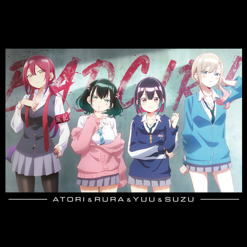 『ばっどがーる』Tシャツ 優&亜鳥&涼&るら ティザービジュアルver.