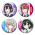 『ばっどがーる』ホログラム缶バッジ4個セット 優&亜鳥&涼&るら