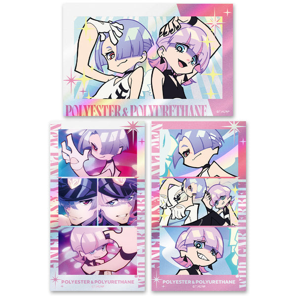 『New PANTY & STOCKING with GARTERBELT』サムネイルキラステッカーセット ポリエステル&ポリウレタン