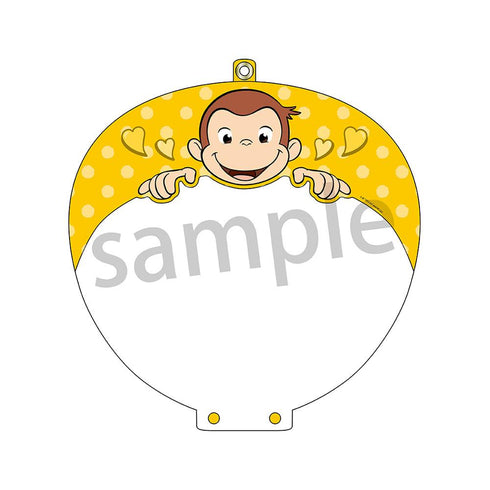 『おさるのジョージ』うちわカバーvol.2 イエロー