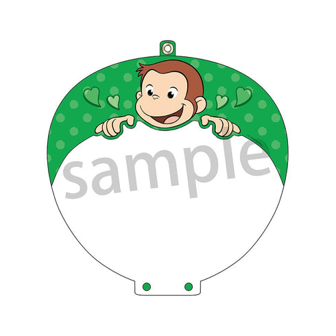 『おさるのジョージ』うちわカバーvol.2 グリーン