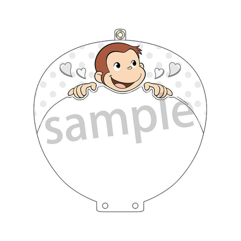 『おさるのジョージ』うちわカバーvol.2 ホワイト