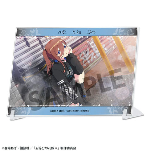 『五等分の花嫁*』A6ビジュアルアクリルプレート vol.2 中野三玖