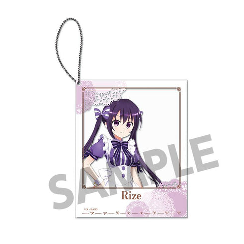 『ご注文はうさぎですか? BLOOM』描き下ろしポラロイド風アクリルキーホルダー リゼ