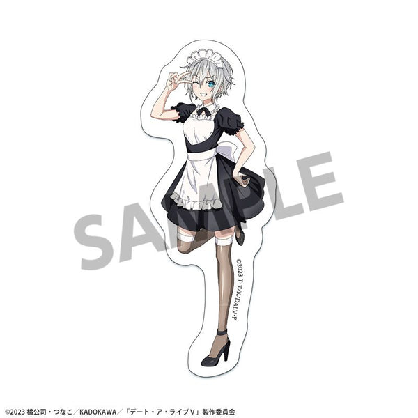 『デート・ア・ライブV』描き下ろしダイカットステッカー 本条二亜 メイド ver.