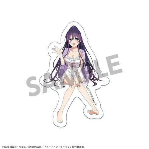 『デート・ア・ライブV』描き下ろしダイカットステッカー 夜刀神十香 ナイトウェア ver.