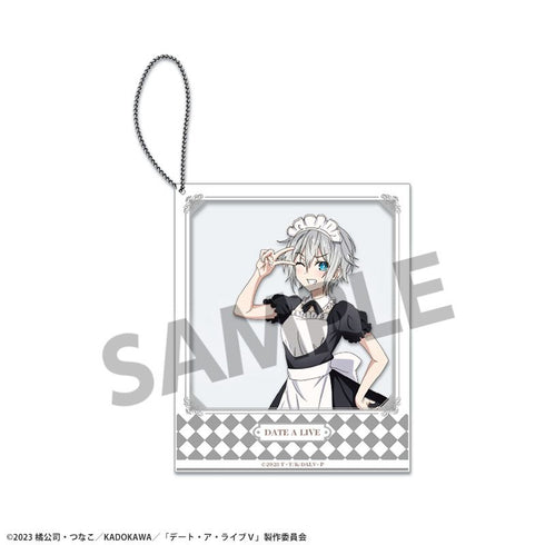 『デート・ア・ライブV』描き下ろしポラロイド風アクリルキーホルダー 本条二亜 メイド ver.