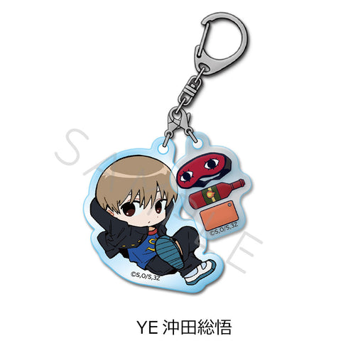『3年Z組銀八先生』アクリルキーホルダー ちぽっけシリーズ第2弾 YE 沖田総悟