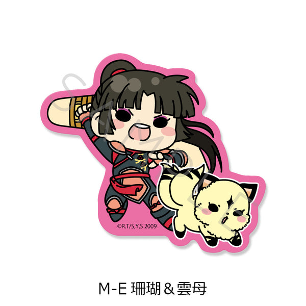 『犬夜叉』クリアカードステッカー M-E 珊瑚&雲母