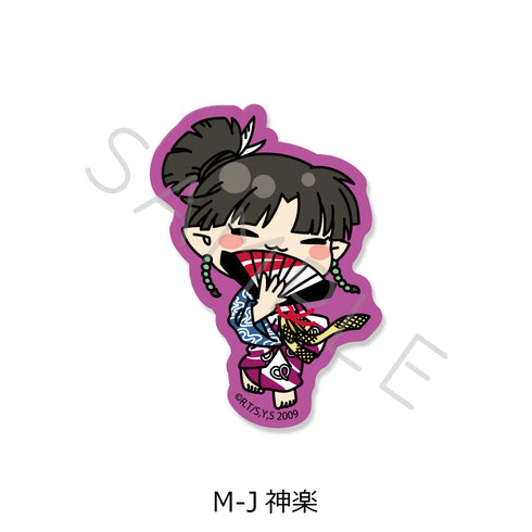 『犬夜叉』クリアカードステッカー M-J 神楽