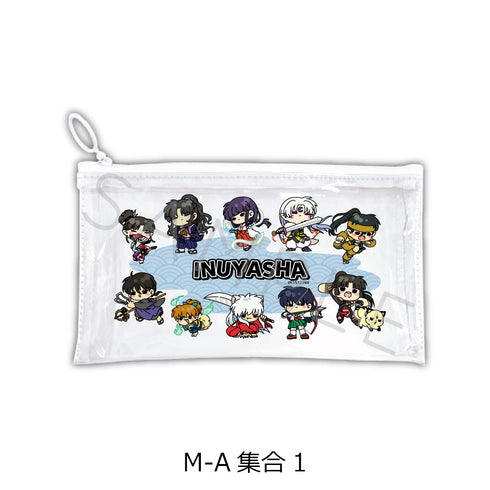 『犬夜叉』フラットクリアポーチ M-A 集合1