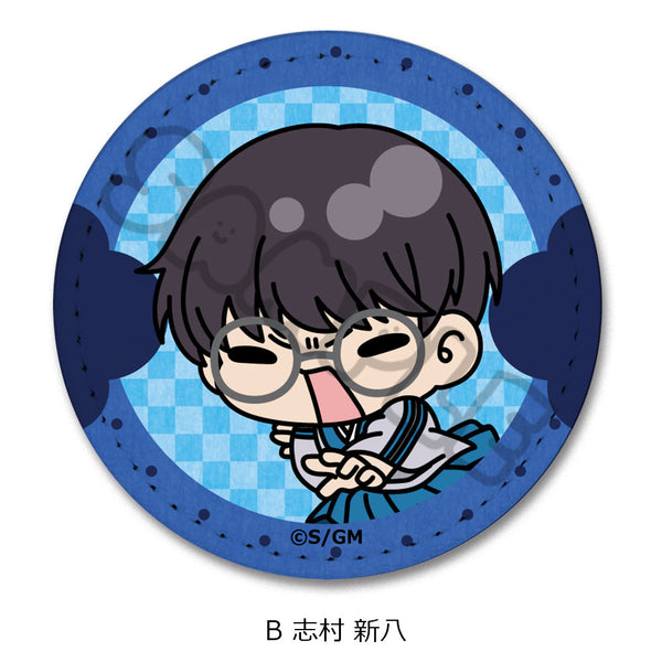 『新劇場版 銀魂 -吉原大炎上-』レザーバッジ mochochoシリーズ B 志村新八