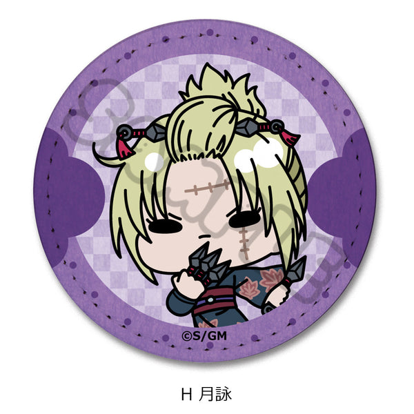 『新劇場版 銀魂 -吉原大炎上-』レザーバッジ mochochoシリーズ H 月詠