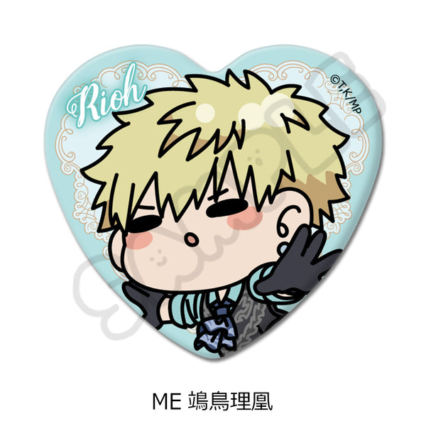 『メダリスト』ハート型缶バッジ ME 鴗鳥理凰