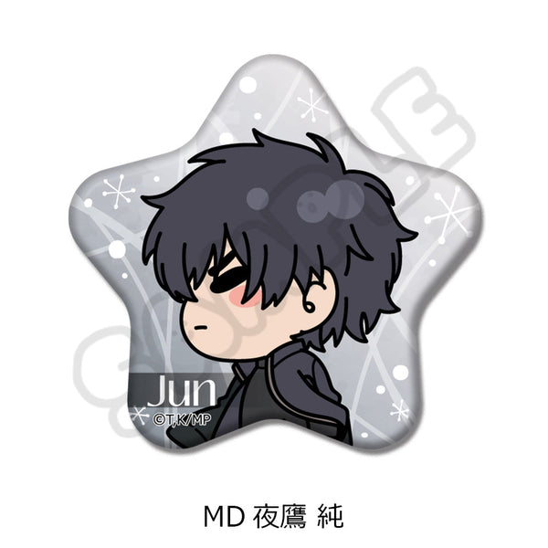 『メダリスト』星型缶バッジ MD 夜鷹純