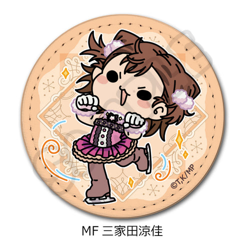 『メダリスト』レザーバッジ(丸形) MF 三家田涼佳